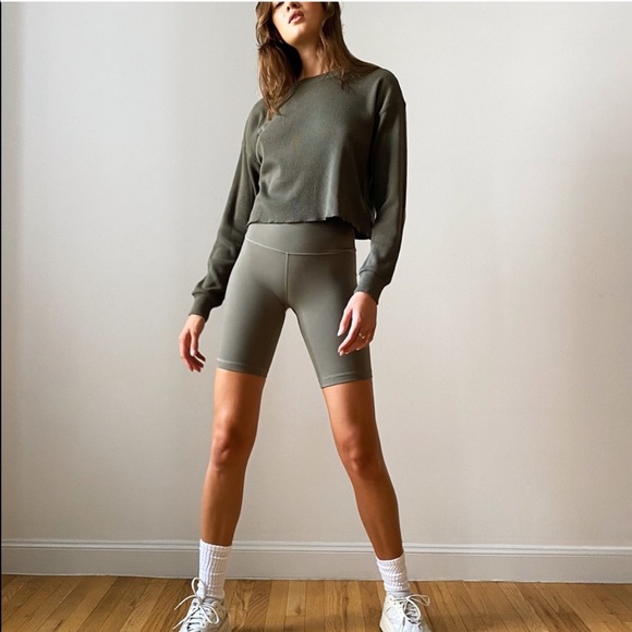 TNA Tops - Tna Aritzia Alamo Cropped Thermal Long Sleeve XS